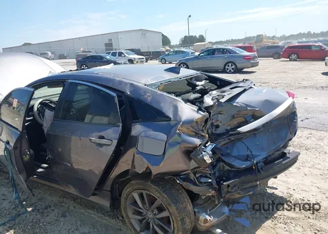 2020 Honda Civic Ex-L z USA, uszkodzony, nr VIN 19XFC1F7XLE203677